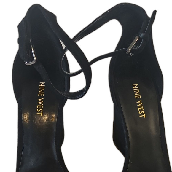 Nine West Black and Silver Stiletto Heels - Picture 8 of 13